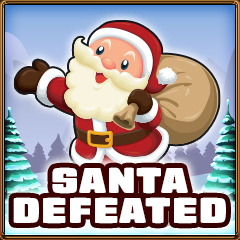 Santa defeated
