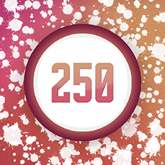 Splatter 250 times