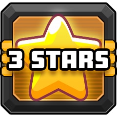 3 stars earned