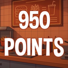 Reach 950 points in total