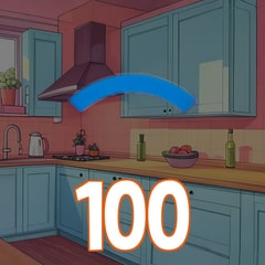 Hit the paddle 100 times