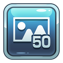 画像問題を正解　50回達成