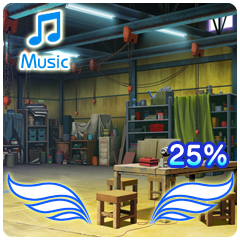 Music解放率25%