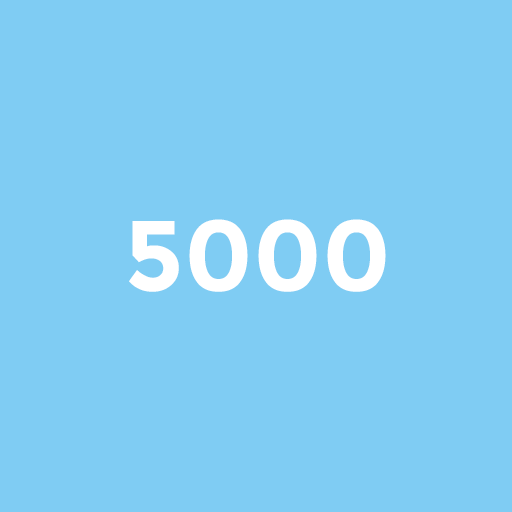 Accumulate 5000 points