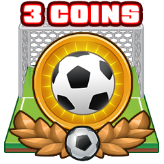 3 coins collected