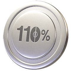 We gave it 110%
