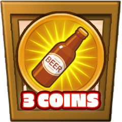 3 coins collected