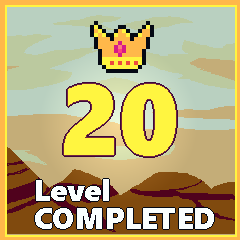 Level 20 completed
