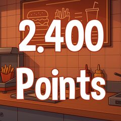 Reach 2.400 points in total.