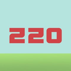 Accumulate 220 points in total