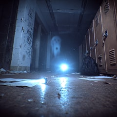  Abandoned flashlight