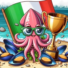 Collect 30 turquoise shellfishs