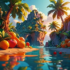 Collect total amount of 136 fruits